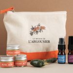 Kosmetiktasche | Roll-on | Pflegeprodukte