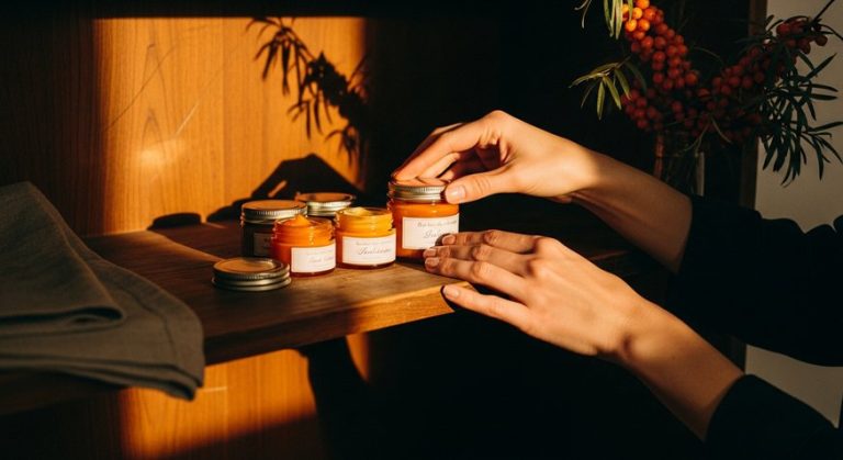 Routine anti-âge naturelle à l&rsquo;argousier